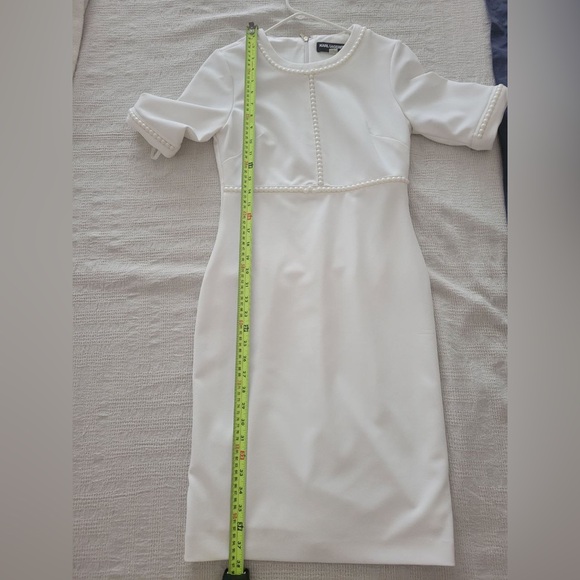 Karl Lagerfeld. White classy dress for special occasions. Size 4. - Picture 7 of 7